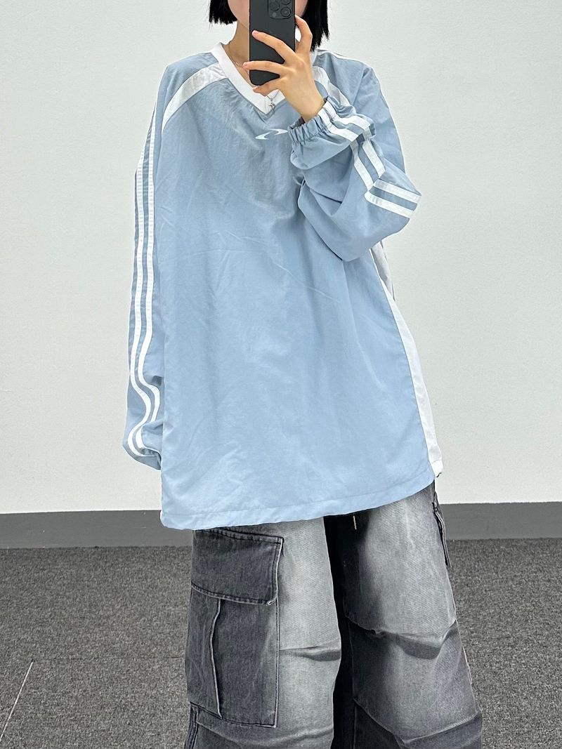 twin nylon sweatshirt