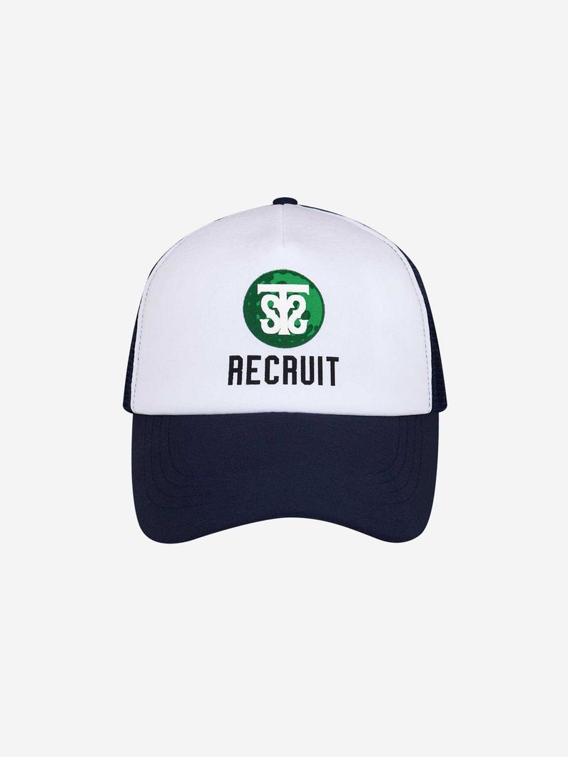 safarispot(サファリスポット)の「 REC RUIT GOLF CLUB MESH BALL CAP (WHITE/NAVY)(Hats)」
