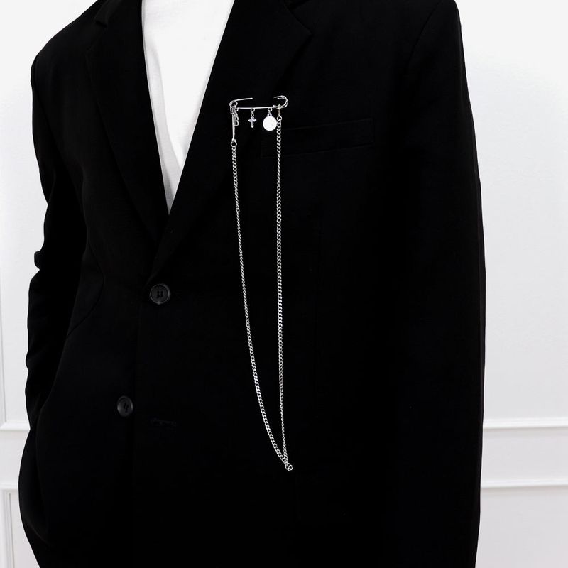 a men's chain brooch_CLEF Brooch