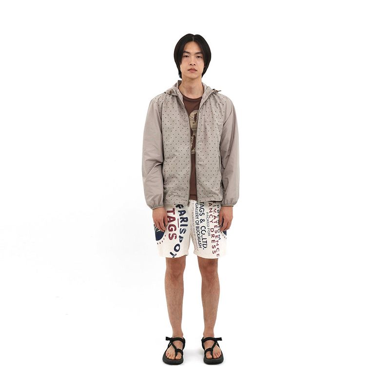 S CLEF DOT WINDBREAKER (BEIGE)