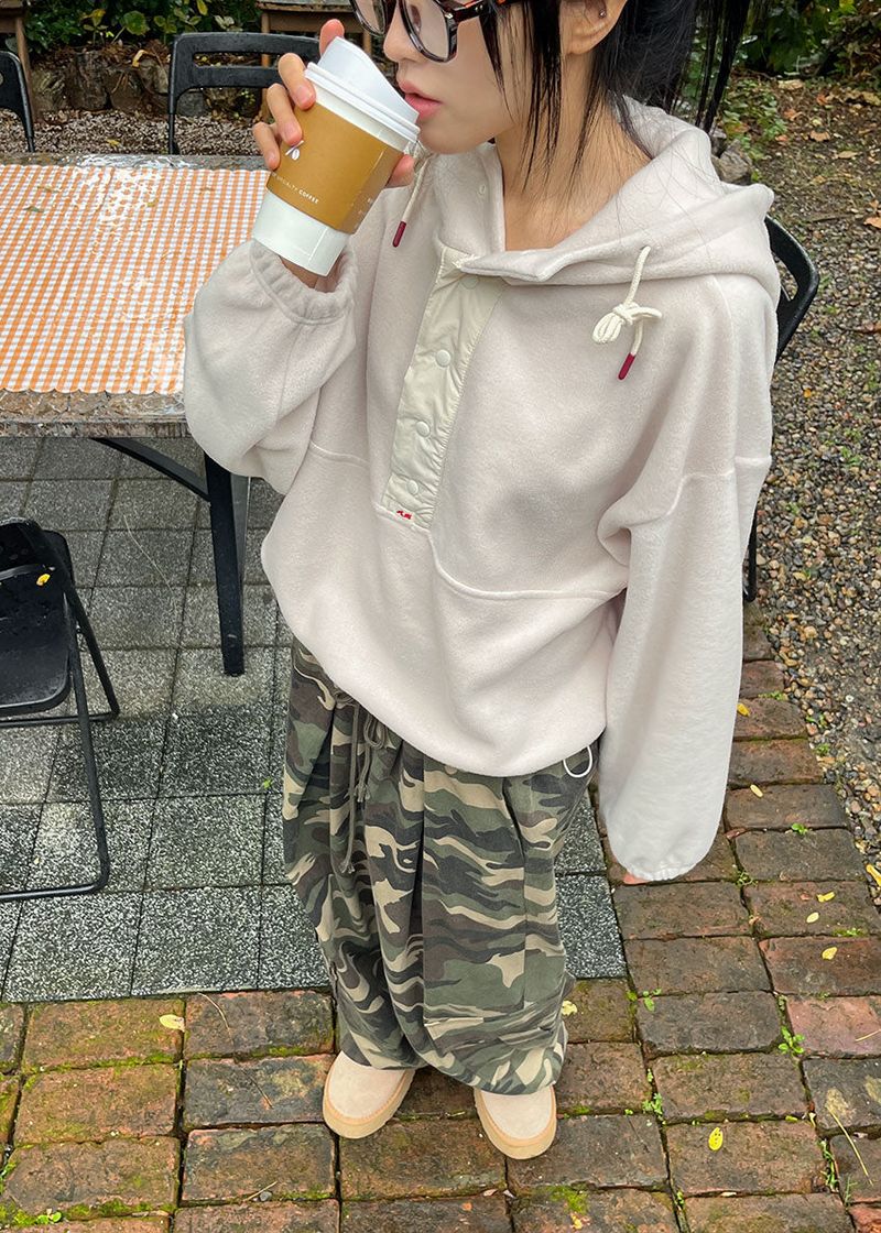 FLEECE HOOD ANORAK