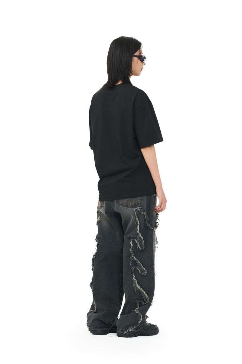 ROCK LOGO TEE - BLACK