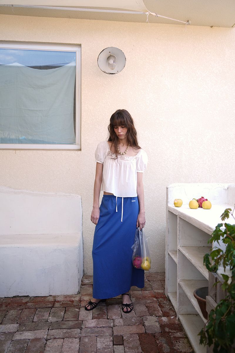 Rose square blouse