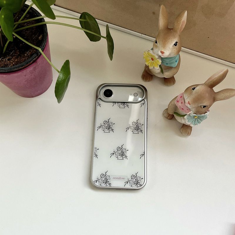 venitore（ヴェニトー）の「[MADE] ビンテージフラワーケース _ Glass Bumper Case（スマホグッズ/小物）」
