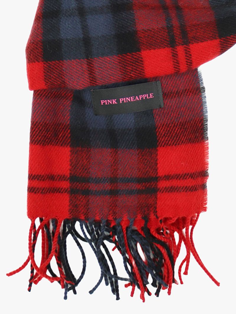 CLASSIC WOOL CHECK MUFFLER