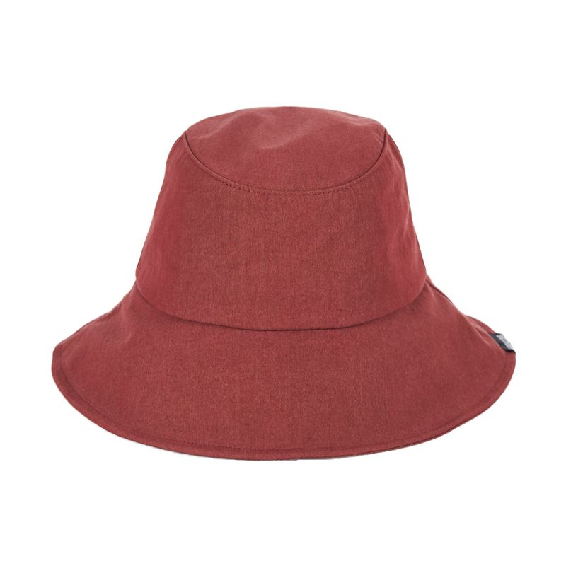 Wire brim bucket hat Burgundy