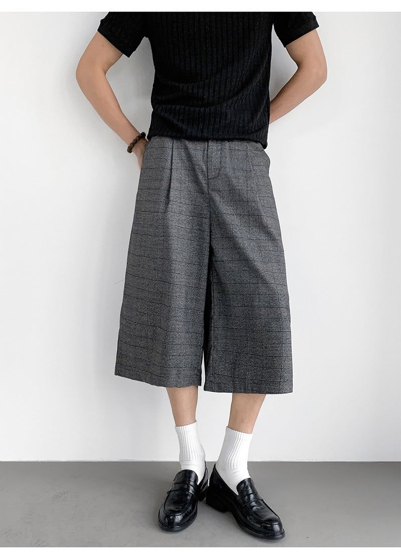Hector Check Wide Culottes