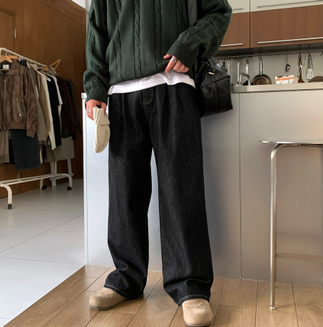 LOOKPLE（ルックプル）の「Founderry 013 Stitch Turk Wide Denim（Pants）」