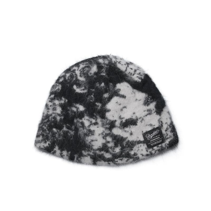 FLOWER ANGORA BEANIE