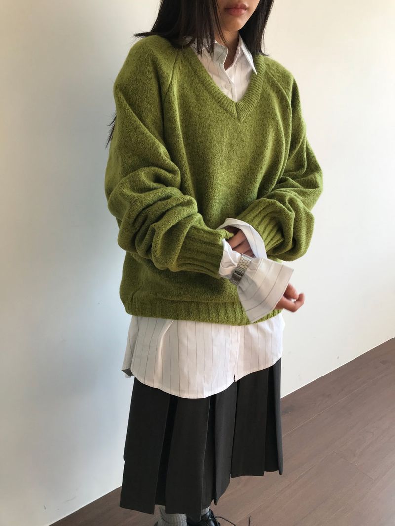 PREP V-Neck Knit (8color)