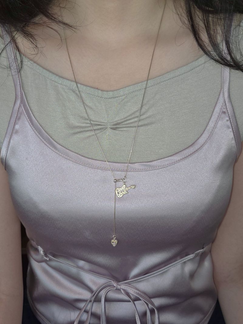 【MADE】 My guitar Necklace - Long