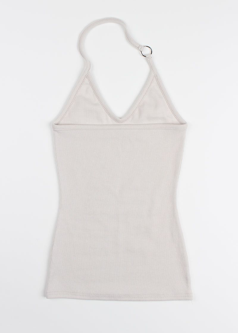 RING HALTER SLEEVELESS