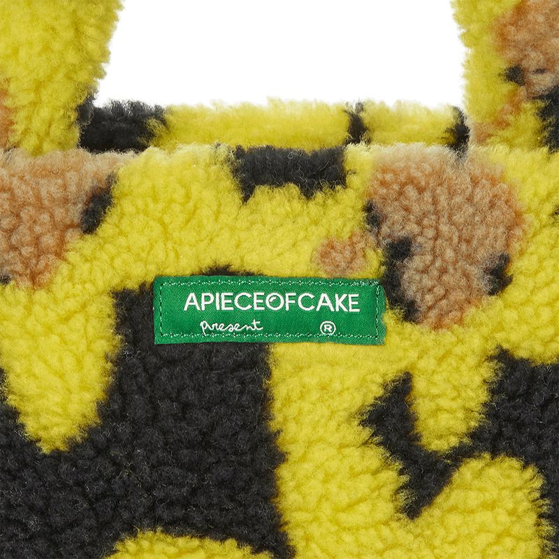 Flower Bear Fluffy Mini Bag_Black