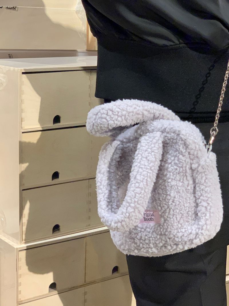 teddy bag gray