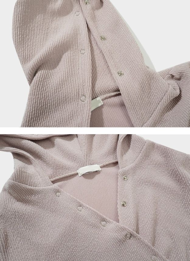 Wrap hooded crop top