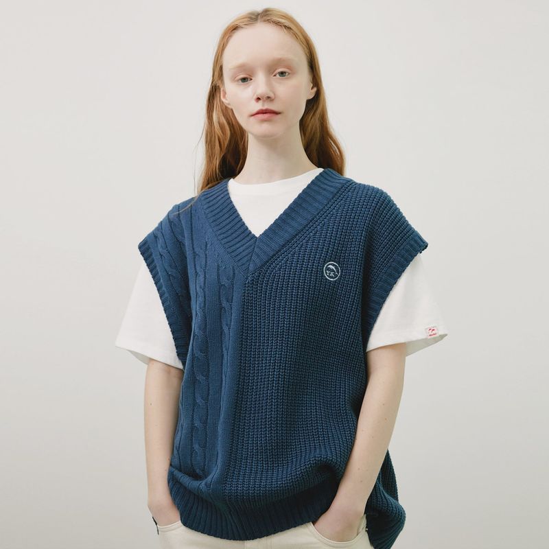 Mix Knit Vest
