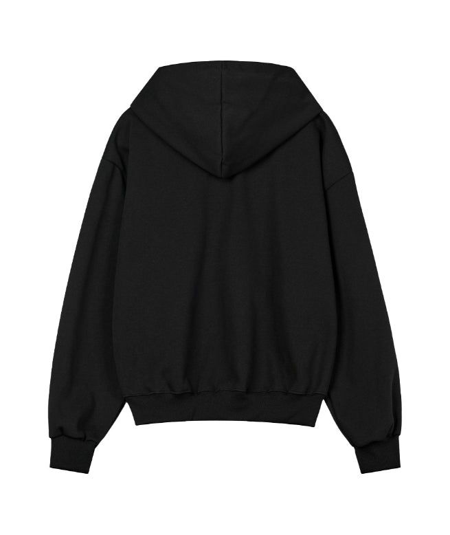 Freno Lettering Hooded Zip-Up