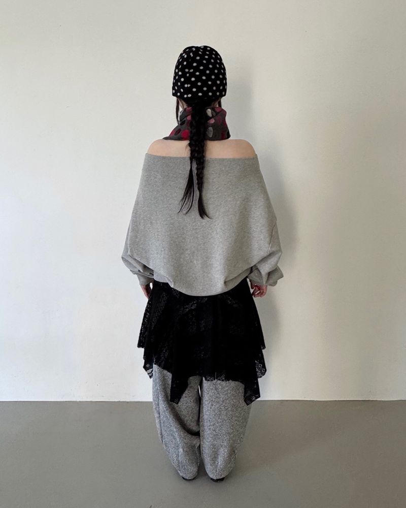 Soft Fleece Layered Skirt
