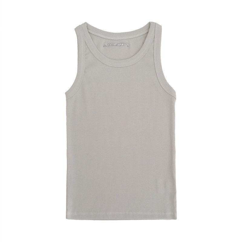 [prts made] plan ribbed sleeveless top (6colors)