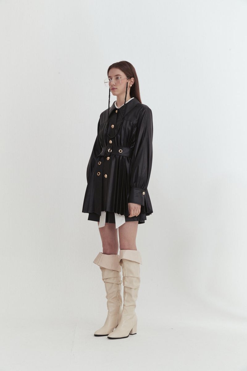 Pleated jacket