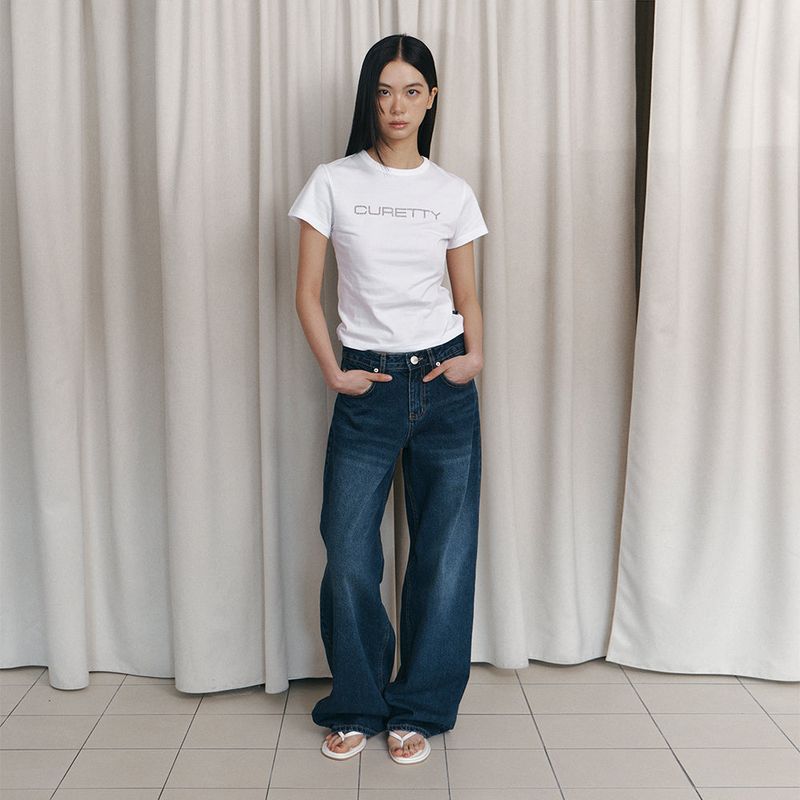C LOGO CONVEX T-SHIRT_WHITE