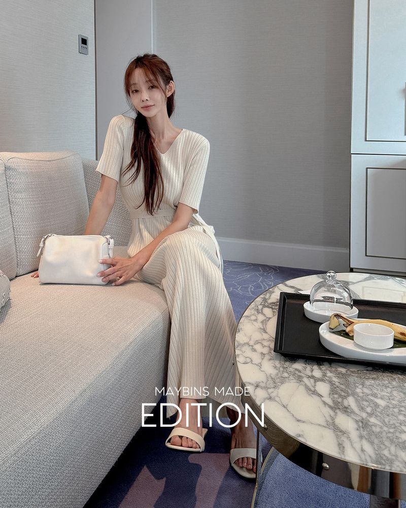 MAYBINS（メイビンス）の「MADE. Nico knit long dress（Dresses）」