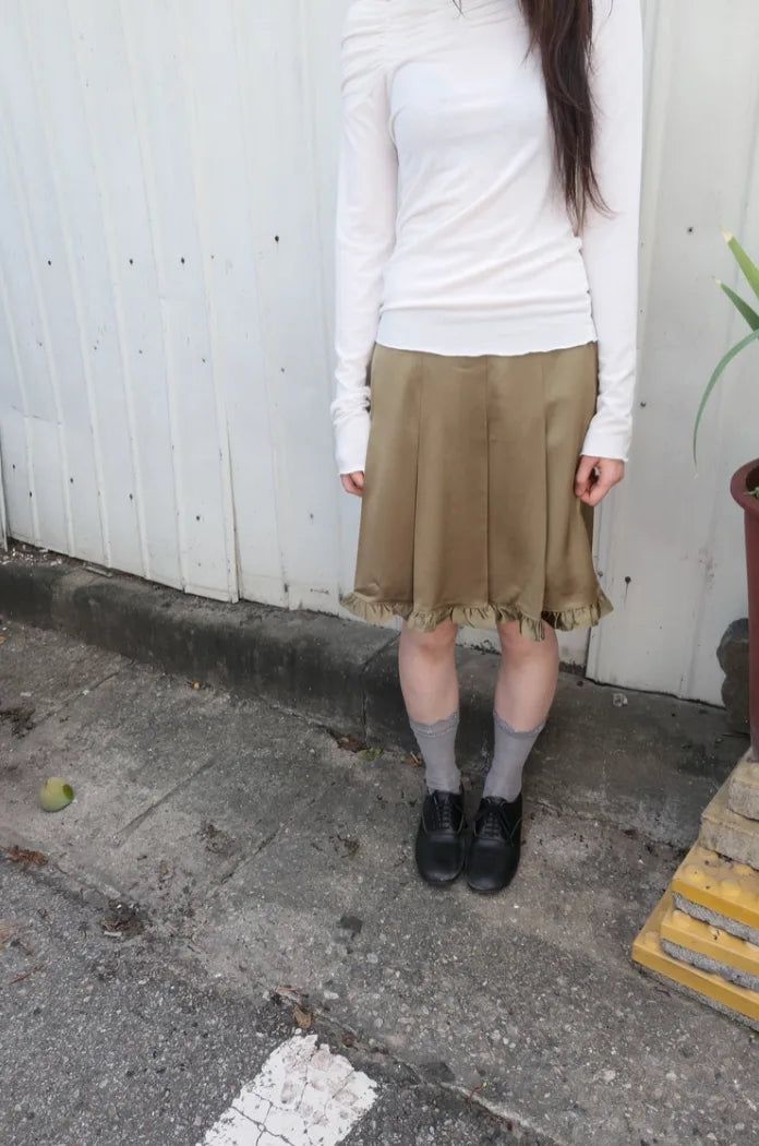 callhag（コールハグ）の「サテンフリルスカート (2c)（スカート）」