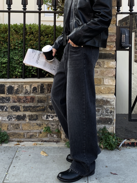 D.MADE Signature Essential Denim Wide Pants