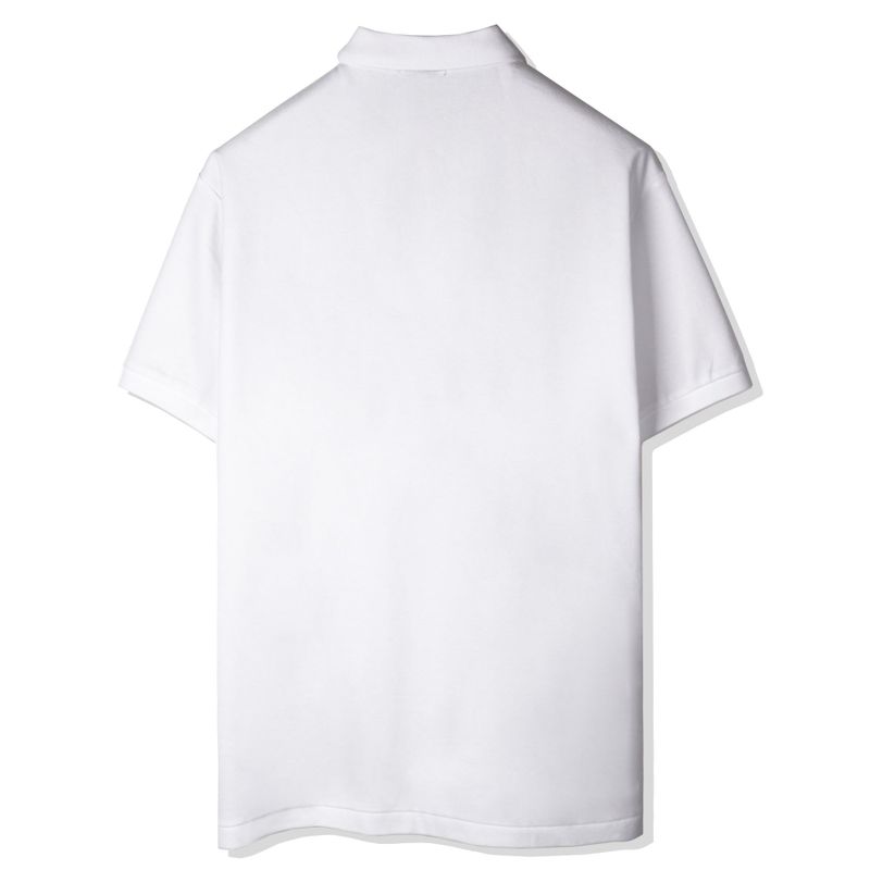 COLLAR IRON TIP PIQUE T-SHIRT WHITE