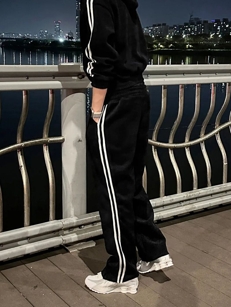LMN Slay Velour Brushed Wide Pants (2 colors)