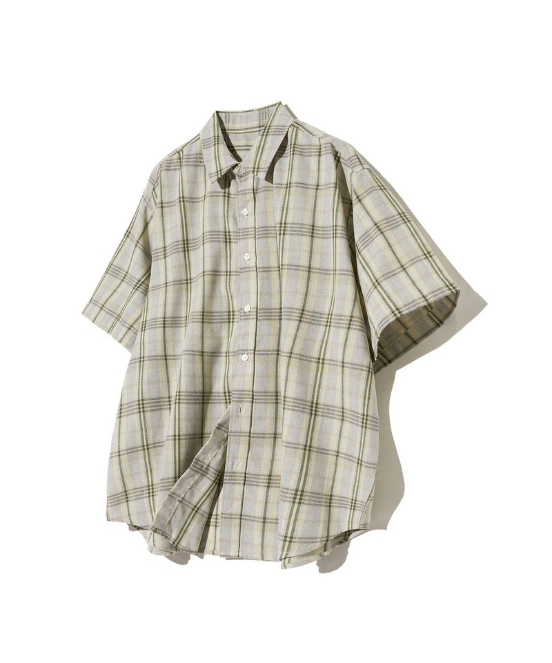 standard error(スタンダードエラー)の「87-STAN071 Soft Vintage OverFit Short-Sleeved Check Shirt(Tops)」