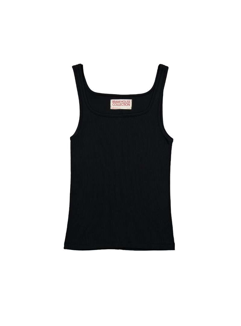 Square sleeveless (black)