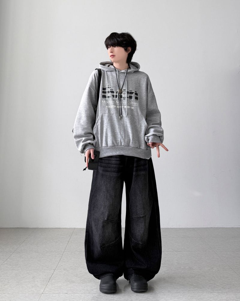 Iglen Check Over Hoodie