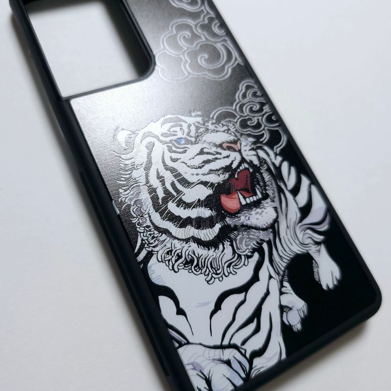 TPU BUMPER Phone Case - White tiger