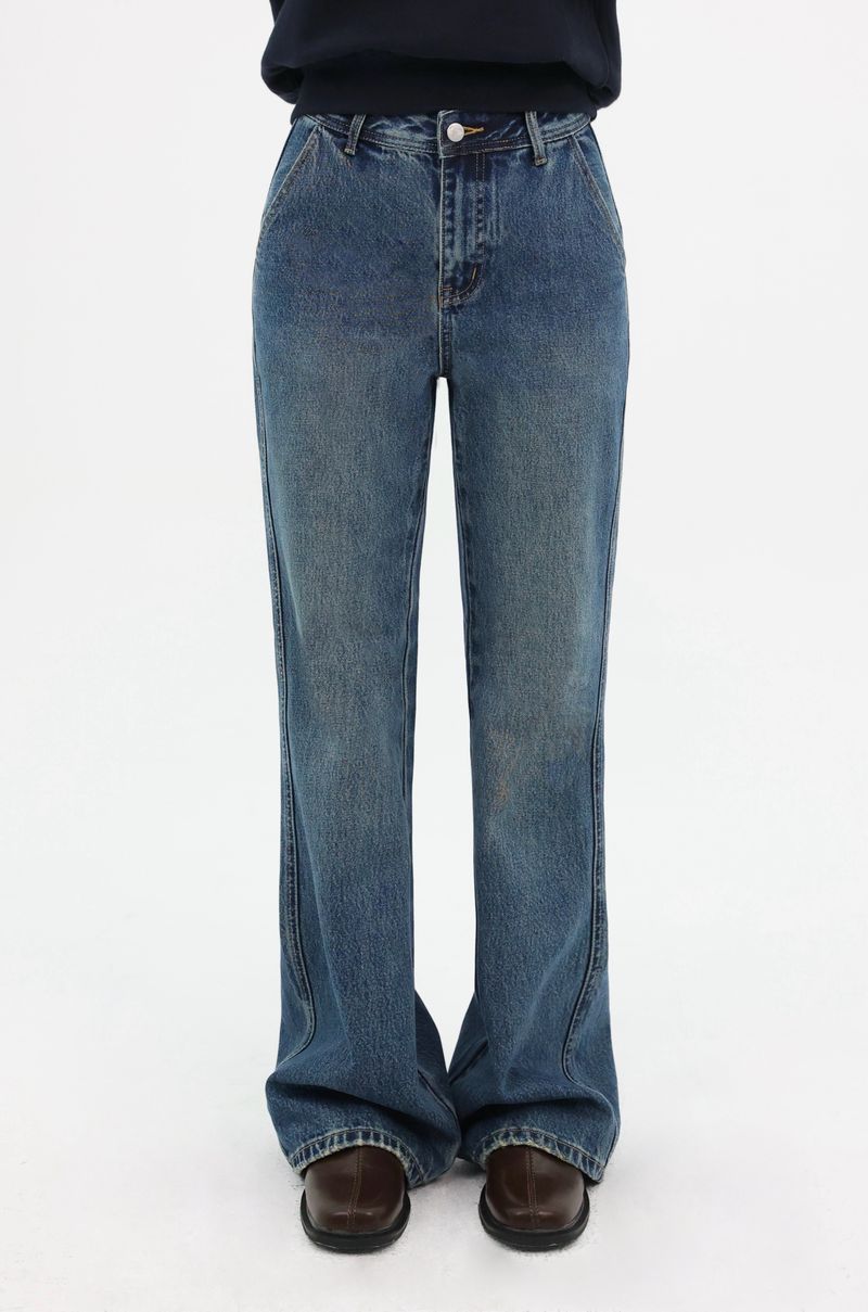 SIGNATURE LOGO FLARE DENIM code 26007
