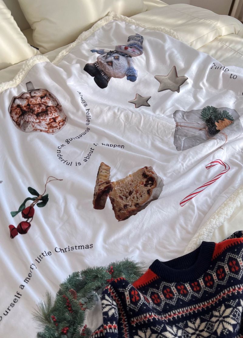 Fluffy Christmas Blanket - 100x150cm