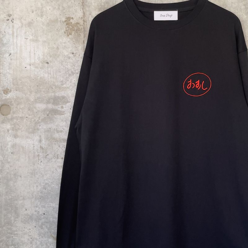ふくだおすし刺繍LongTshirt