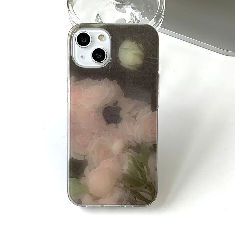 withsome（ウィズサム）の「グリーンローズ-スプリングムードフラワーフォーンケース（スマホグッズ/小物）」