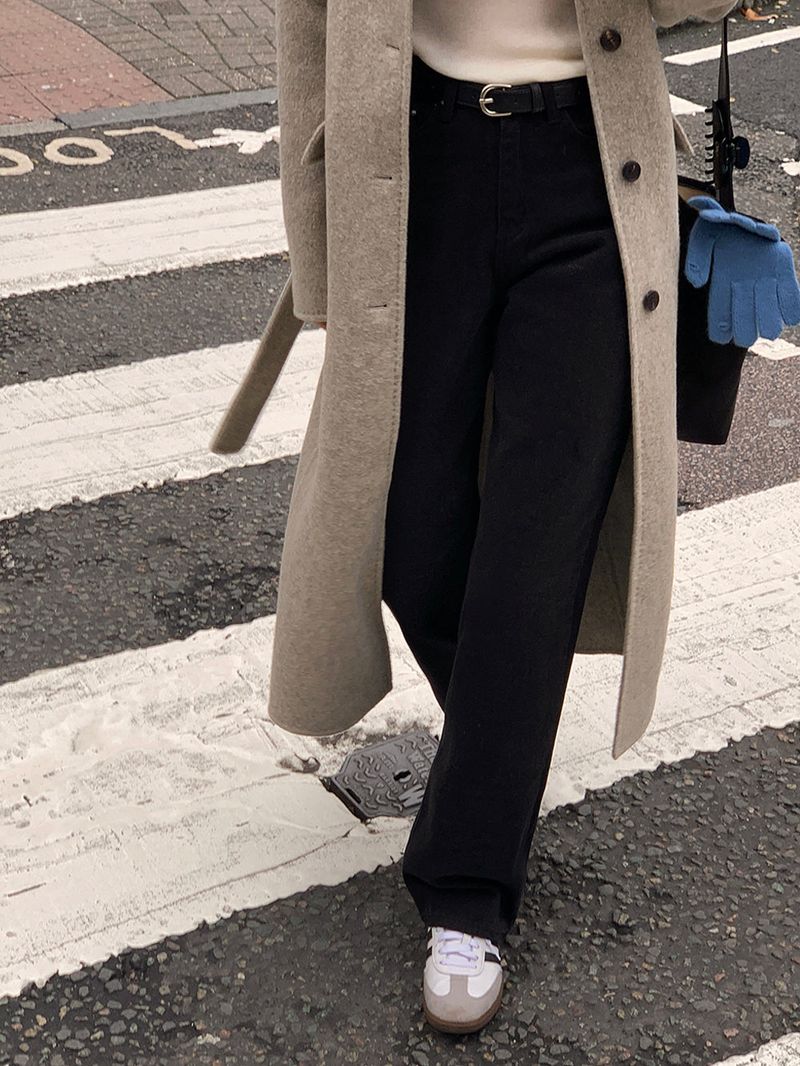 [MADE] Elton Stitch Wool Handmade Long Coat