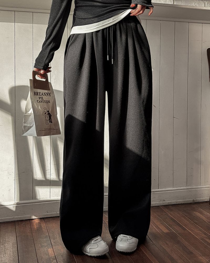Linton pintuck banding pants