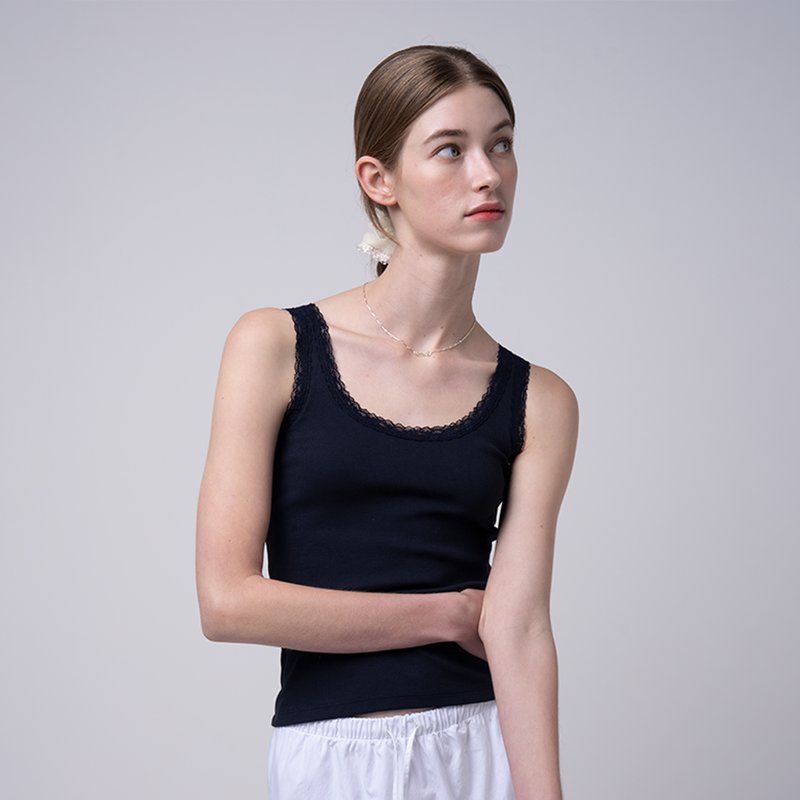 HBT Lace Top (NAVY)