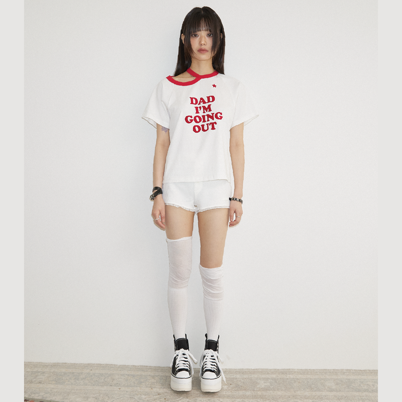 LINGER DADY T-SHIRT RED