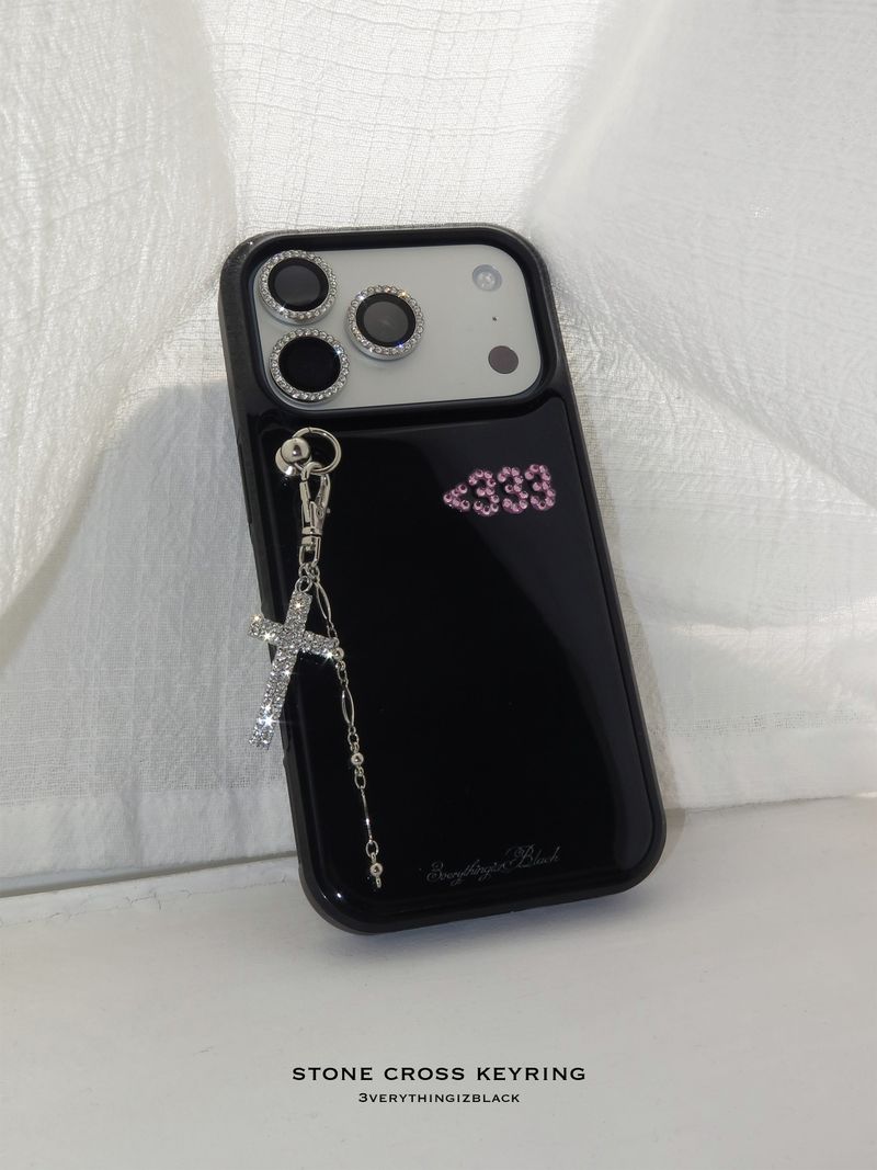 stone cross keyring