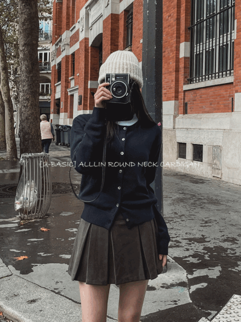 ULAN（ユレン）の「[U-BASIC] Allin round neck cardigan（Tops）」