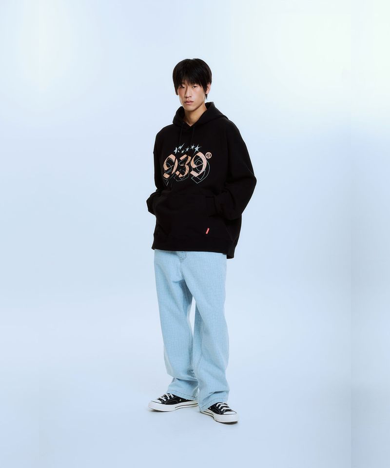 939 STAR GRAPICHS HOOD (BLACK)