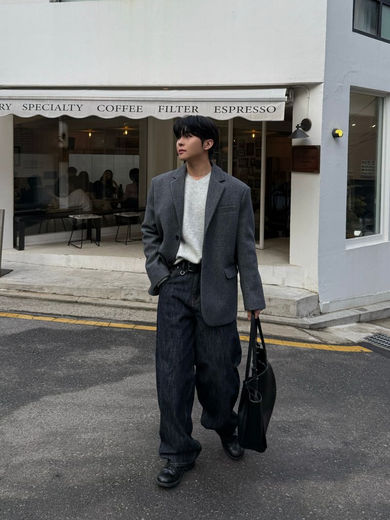 Duns wool blazer jacket