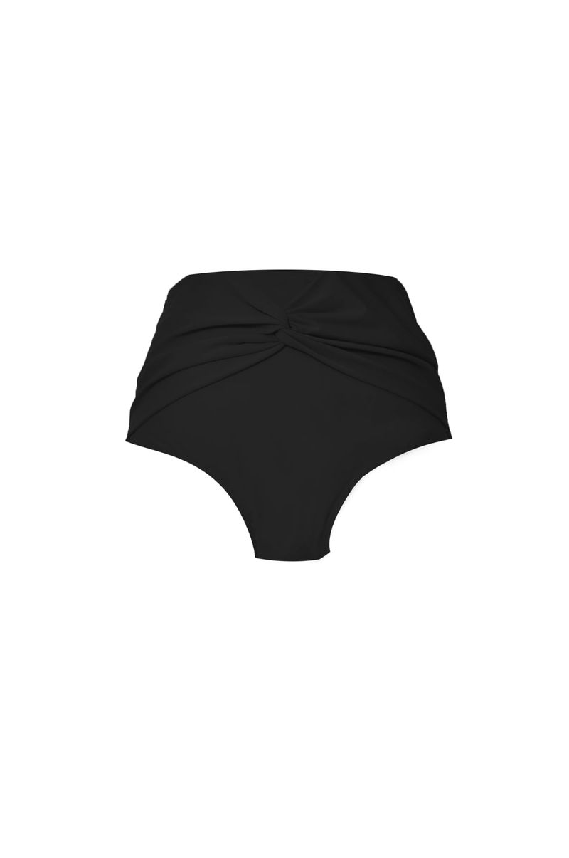 twist bikini shorts (black)