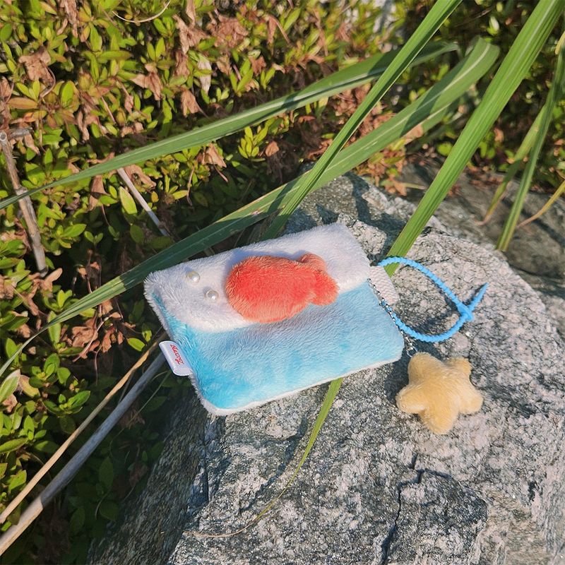 [MADE] fluffy fishbowl pouch