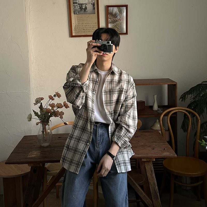 ASCLO(エジュクロ)の「ASCLO Smart Spring Check Shirt (3color)(Tops)」