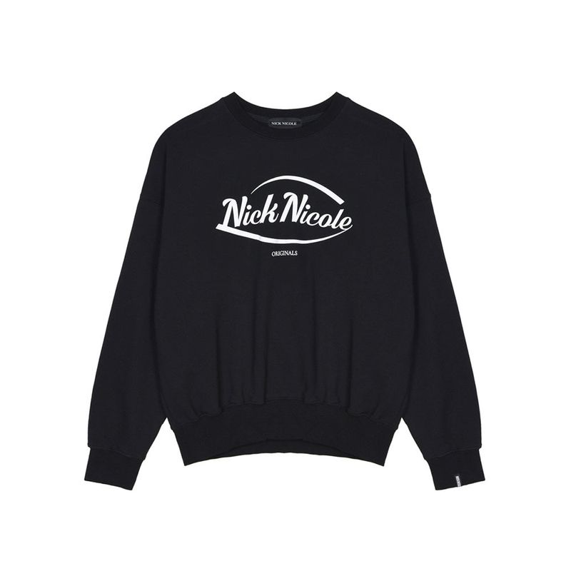 NICK&NICOLE（ニック＆ニコール）の「NICOLE ORIGINALS SWEATSHIRT_BLACK WHITE（Tops）」